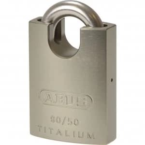 Abus 90 Series Titalium Padlock Stainless Steel Closed Shackle 50mm Closed
