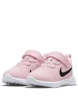 Nike Revolution 6 Infant Trainer - Pink/Black, Size 5.5