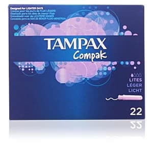 TAMPAX COMPAK tampon lites 22 uds