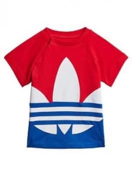 Adidas Originals Infants Big Trefoil T-Shirt - Red