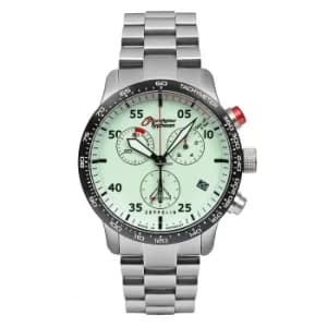 Zeppelin 7298M5 Eurofighter Typhoon Chronograph Steel Bracelet Wristwatch
