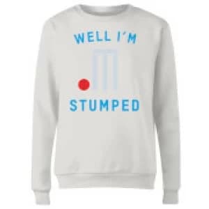 Well Im Stumped Womens Sweatshirt - White - 3XL