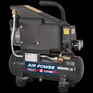 Sealey SAC0610E Air Compressor 6 Litre 240v