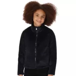 Regatta Girls Kallye Full Zip Fluffy Fleece Jacket 11-12 Years - Chest 75-79cm (Height 146-152cm)