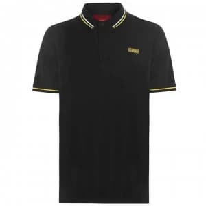 Hugo Boss Daruso Short Sleeve Polo Shirt Black Size L Men