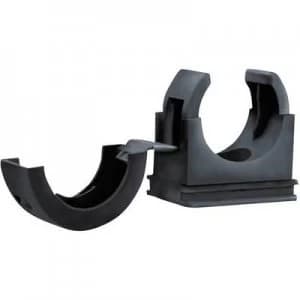 HellermannTyton 166 25704 PACC34 HelaGuard Conduit Clip Holder PACC Polyamide 6.6 Black