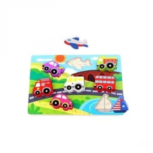 Wooden Transport Chunky Puzzle
