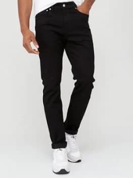 Calvin Klein Jeans 058 Slim Tapered Jeans - Black, Size 32, Length Xl, Men