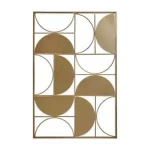 Olivia's Trento Wall Art Gold Semicircle