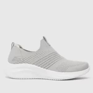 SKECHERS Dark Grey Ultra Flex 3.0 Trainers