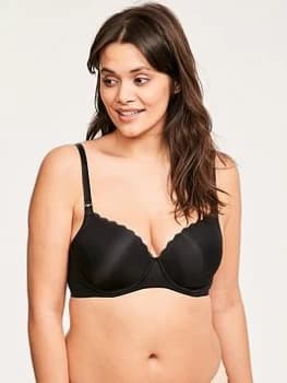 Figleaves Flexi Wire Moulded Nursing Bra - Black, Size 32Dd, Women