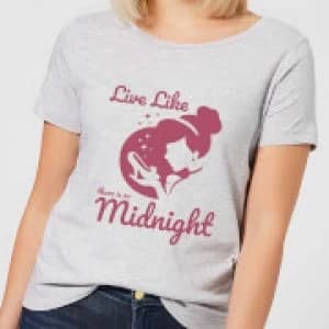 Disney Princess Midnight Womens T-Shirt - Grey - 3XL