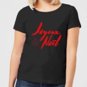 Joyeux Noel 2 Womens T-Shirt - Black - 3XL - Black