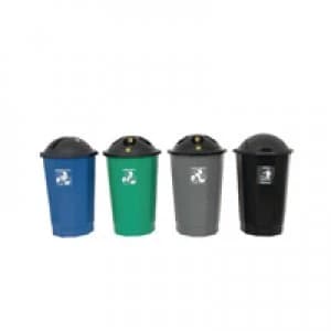 Slingsby Plastic Bottle Bank Black 347576