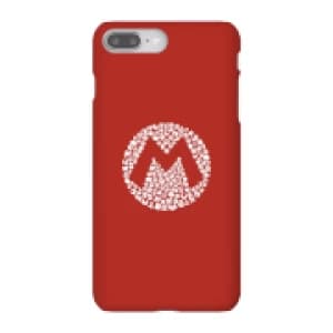 Nintendo Super Mario Mario Items Logo Phone Case - iPhone 8 Plus - Snap Case - Gloss
