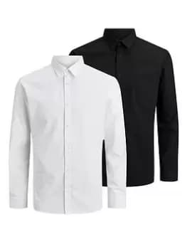 Jack & Jones Joe Formal Long Sleeve Shirt (2 Pack) - Multi Size M Men