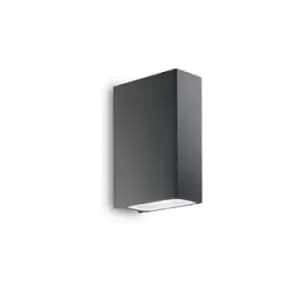 Tetris 2 Light Outdoor Up Down Wall Light Anthracite IP44, G9