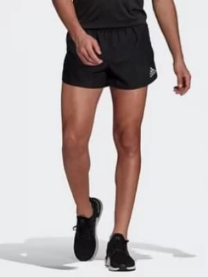 adidas Fast Split Shorts, Black Size M Men