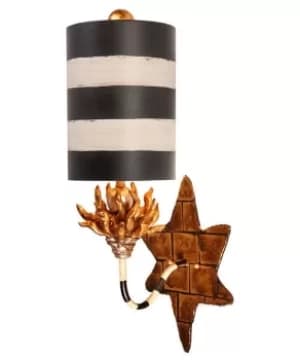 Audubon 1 Light Indoor Wall Light Black, E27