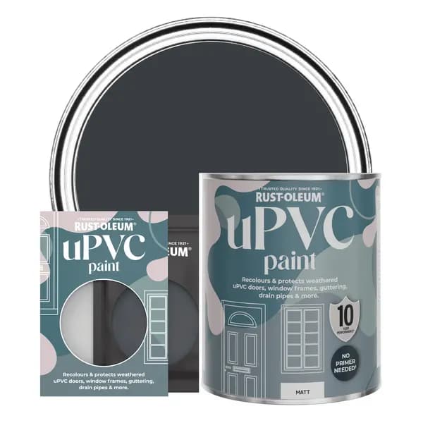 Rust-Oleum uPVC Paint, Matt Finish - ANTHRACITE (RAL 7016) - 750ml