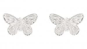 Olivia Burton 3D Butterfly Silver Stud Earrings Jewellery