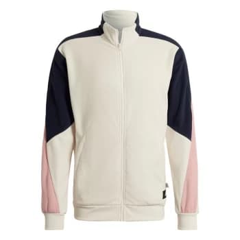 adidas Polar Fleece Track Top Mens - Wonder White