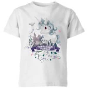 Harry Potter Kids Forbidden Forest Unicorn Kids T-Shirt - White - 11-12 Years