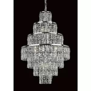 Impex New York 8 Light Polished Chrome Ceiling
