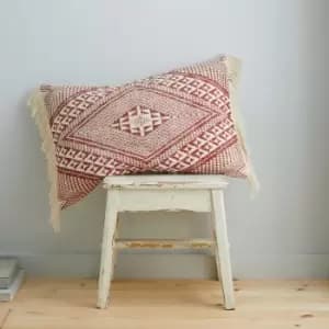 Pineapple Elephant Kebra Aztec Cushion Terracotta