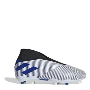 adidas Nemeziz 19.3 Childrens Laceless FG Football Boots - White
