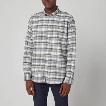 Barbour X Steve McQueen Mens Java Shirt - Whisper White - M