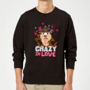 Looney Tunes Crazy In Love Taz Sweatshirt - Black