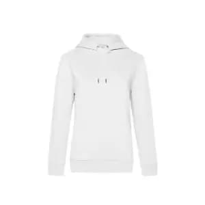 B&C Womens/Ladies Queen Hoodie (M) (White)