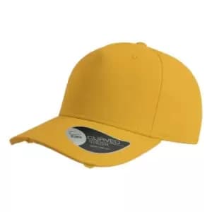 Atlantis Cargo Weathered Visor 5 Panel Cap (One Size) (Yellow)