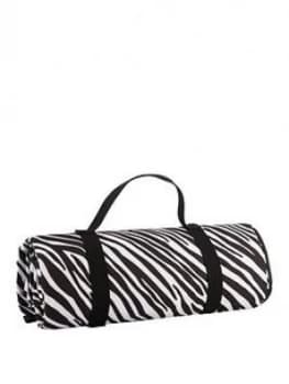 Summerhouse By Navigate Madagascar Zebra Stripe Picnic Blanket