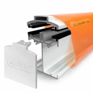 Alukap-SS Low Profile Bar White - 3m