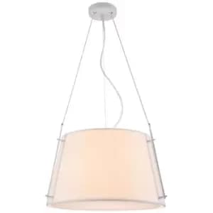 Maytoni Modern - Monic Modern Monic White and Chrome Pendant Ceiling Light