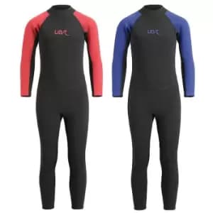 Ub Kids Sharptooth Long Wetsuit (11-12 Years, Black/Red)