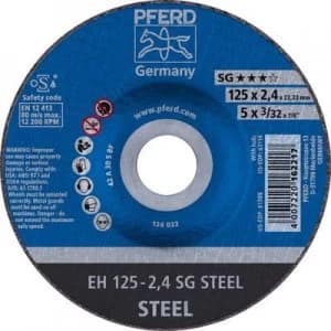PFERD Sg Steel 61320222 Cutting disc (off-set) 125mm 22.23mm 25 pc(s)