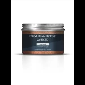 Craig & Rose Artisan Glitter Glaze Paint - Rose Gold - 300ml
