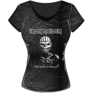 Iron Maiden - The Book of Souls Womens XX-Large T-Shirt - Black,Grey