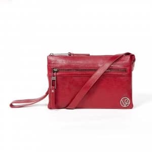 Village England Zennor Cross Body Bag Red