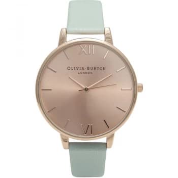 Sunray Rose Gold & Mint Watch