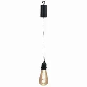 Luxform Batt Operated T75 Glass Filament Lamp, Pulse 97160