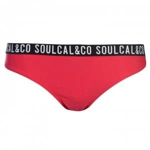 SoulCal Deluxe Jacquard Bikini Briefs - RASPBERRY