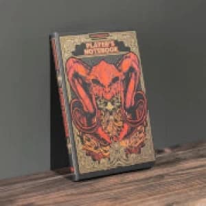 Dungeons and Dragons Notebook and Pencil