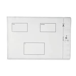 5 Star Elite Envelopes Extra Strong Waterproof Polythene Peel and Seal Opaque 250x320mm Pack 100