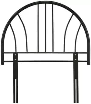 Serene Annabelle 3ft Single Black Metal Headboard