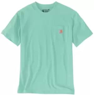 Carhartt Workwear Pocket T-Shirt, turquoise Size M turquoise, Size M