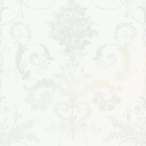 Laura Ashley Josette White Wallpaper